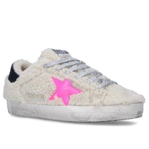 Golden Goose Shearling Super Star Sneakers